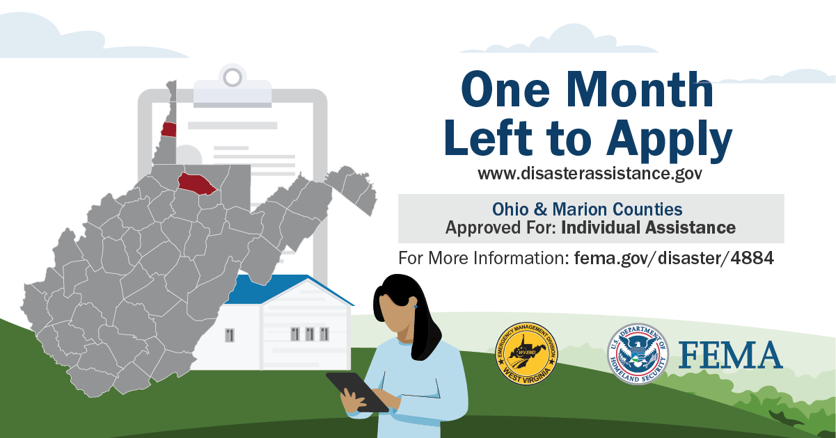 One Month Remaining to Apply for FEMA